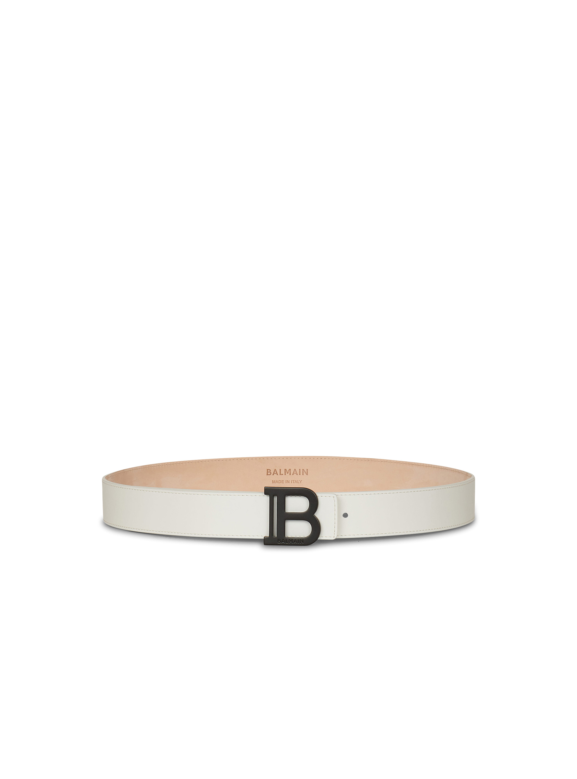 Smooth leather B-Belt belt - 1