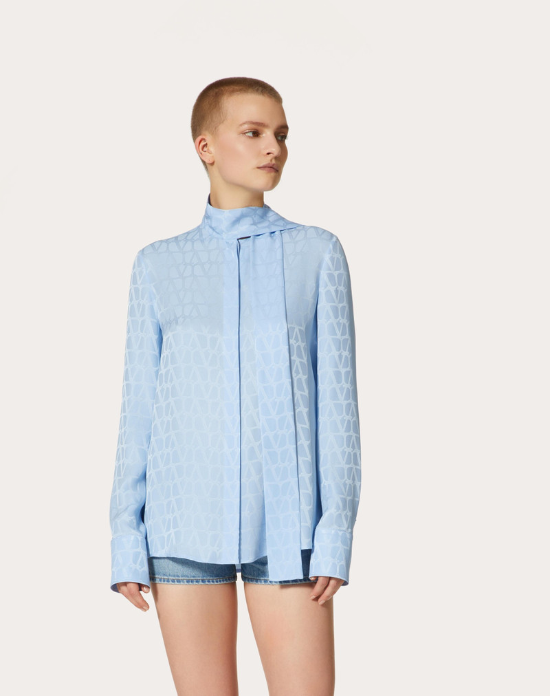 TOILE ICONOGRAPHE SILK JACQUARD BLOUSE 3