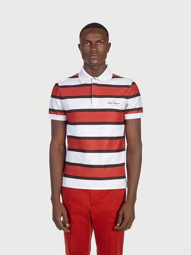 FERRAGAMO COTTON JACQUARD POLO outlook