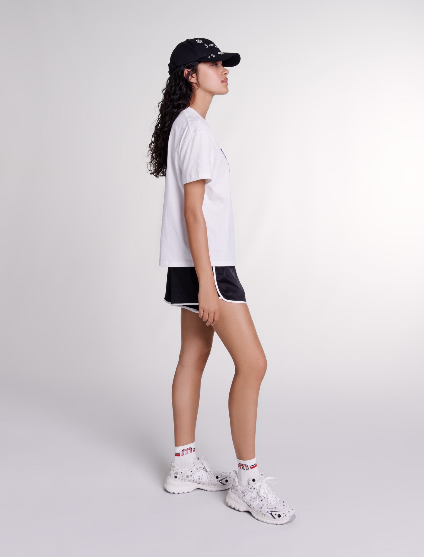 Maje Paris rhinestone T-shirt - 3
