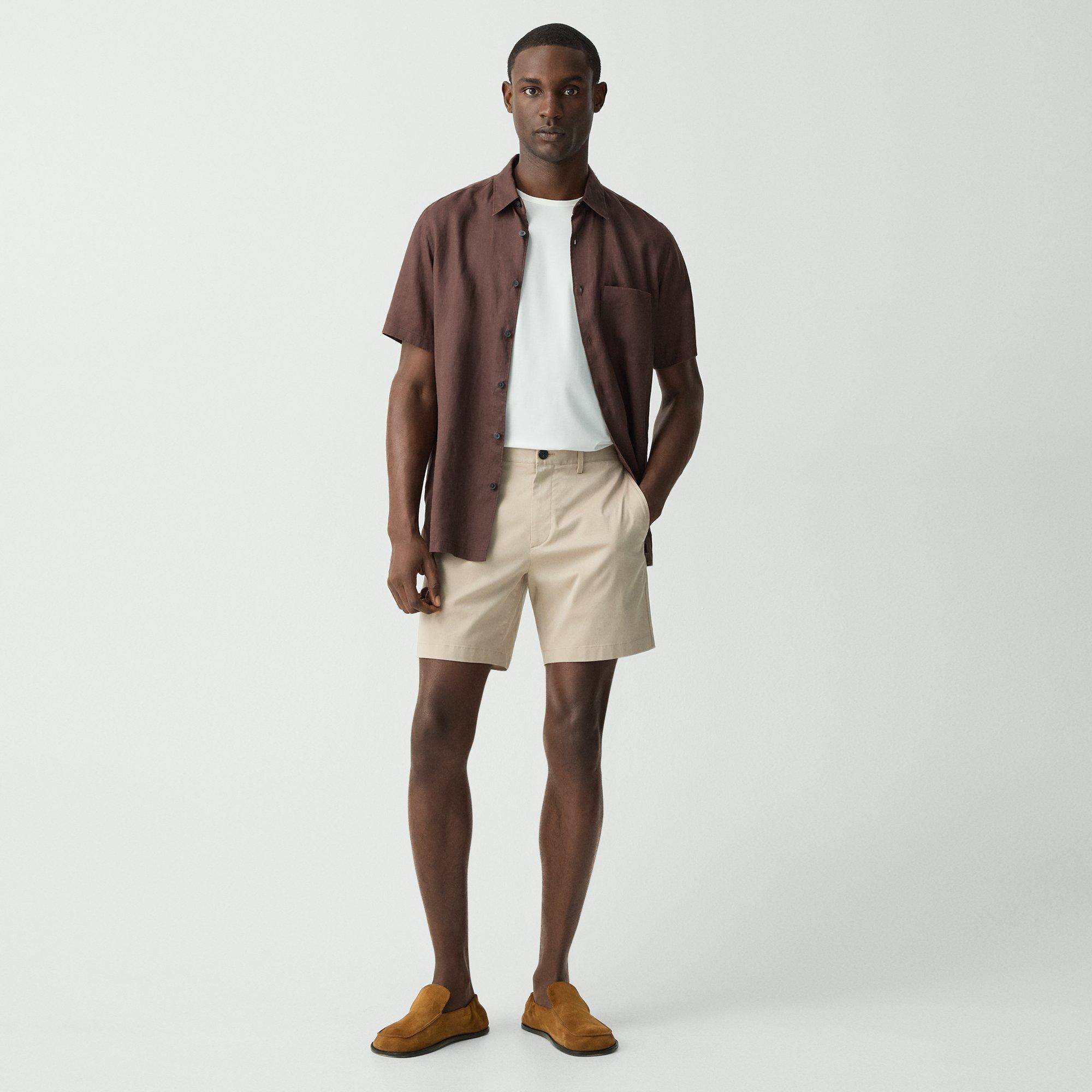 Zaine Short in Stretch Cotton - 2
