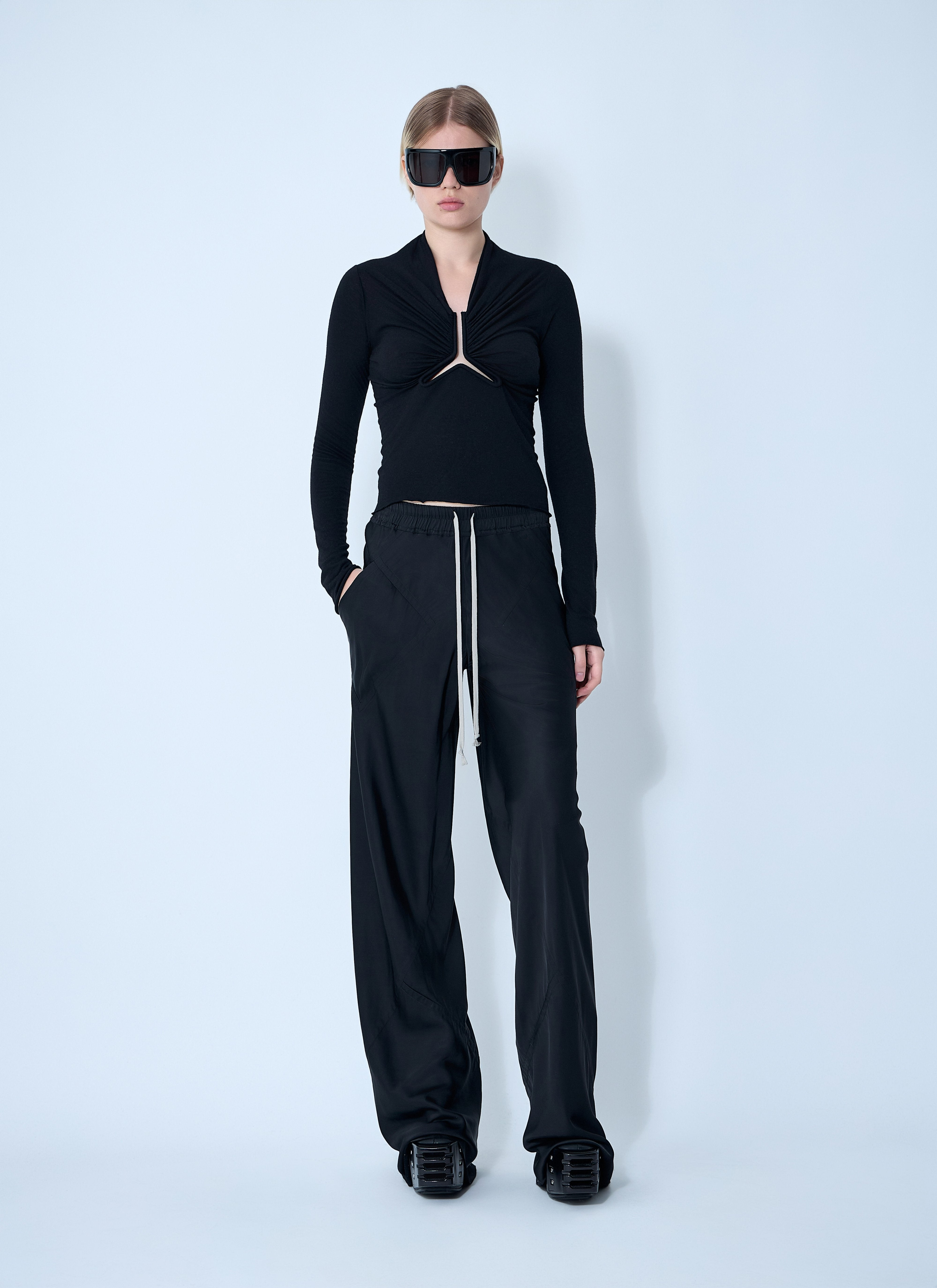Rick Owens Women Bias Drawstring Pants - 2