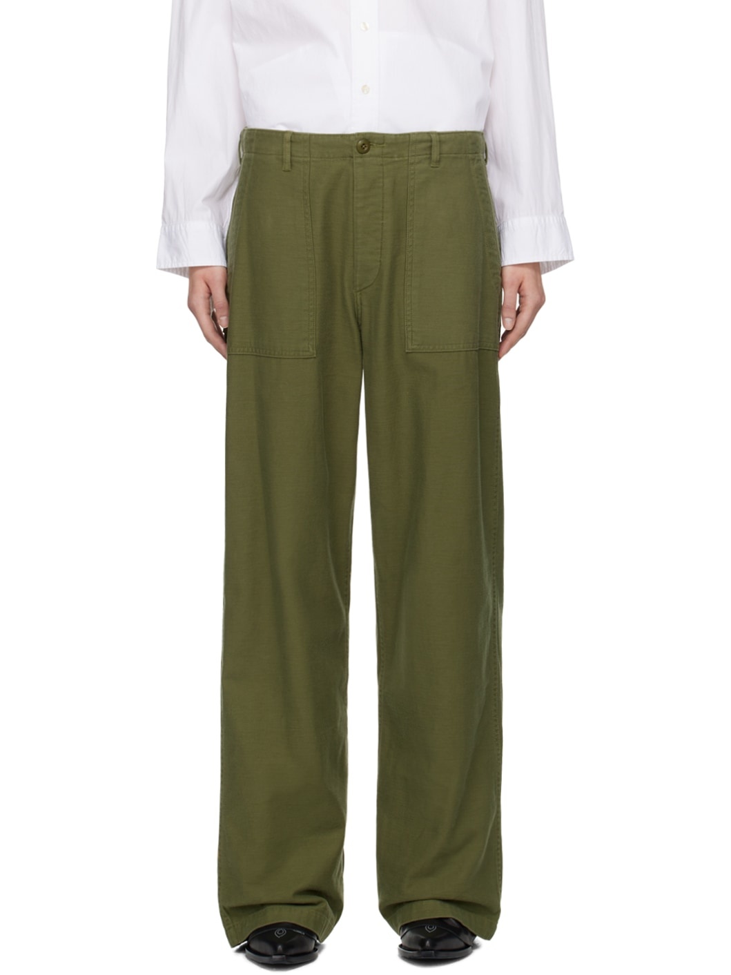 Green Utility Trousers - 1