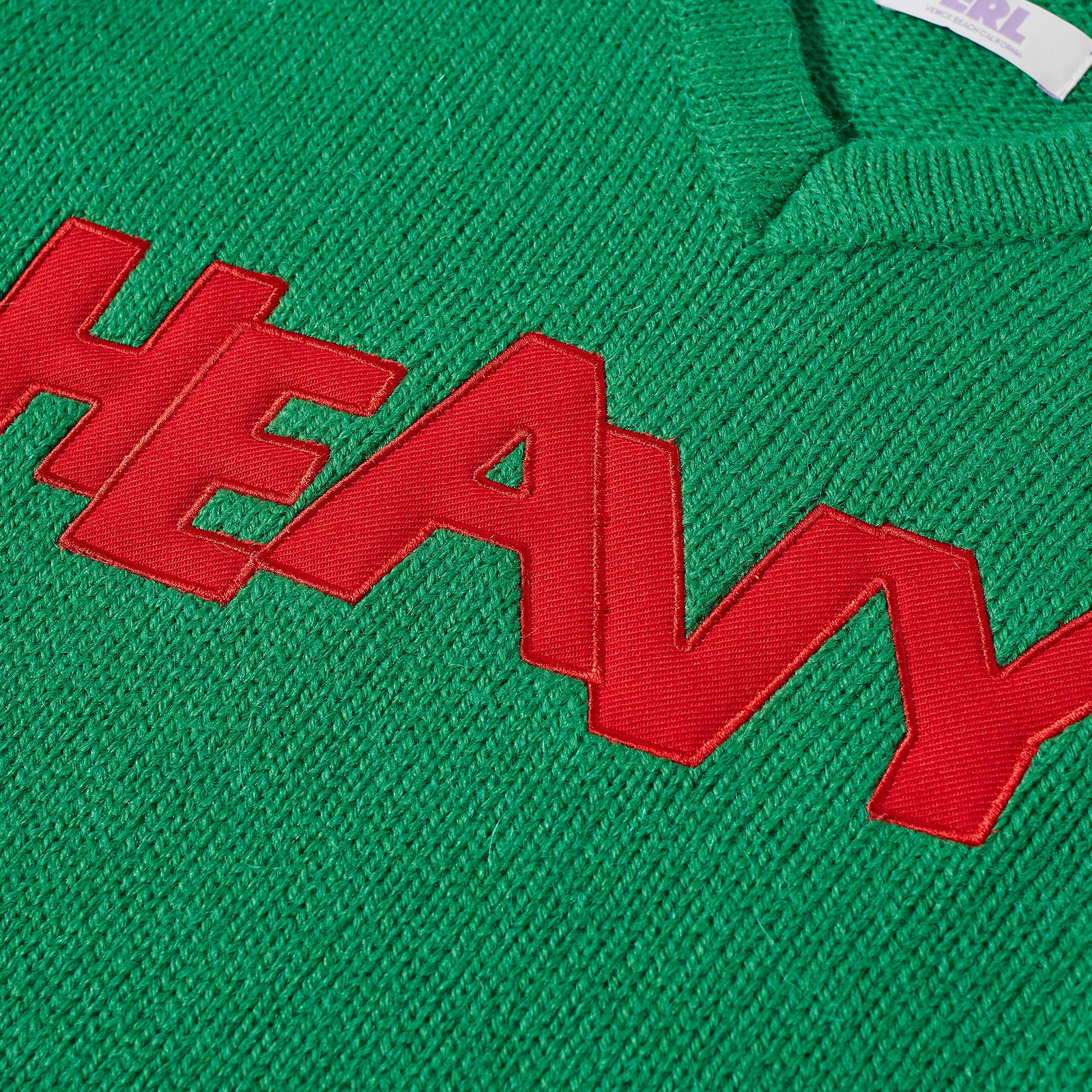ERL ERL Heavy Logo Crew Knit | REVERSIBLE