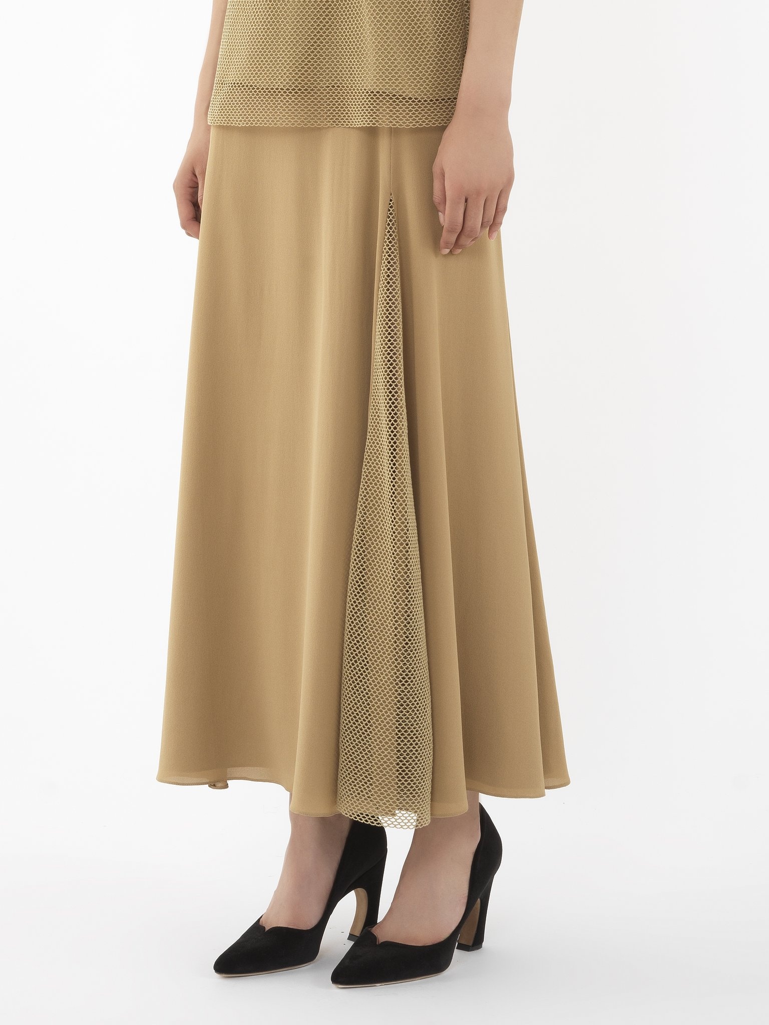 FLARED LONG SKIRT - 4