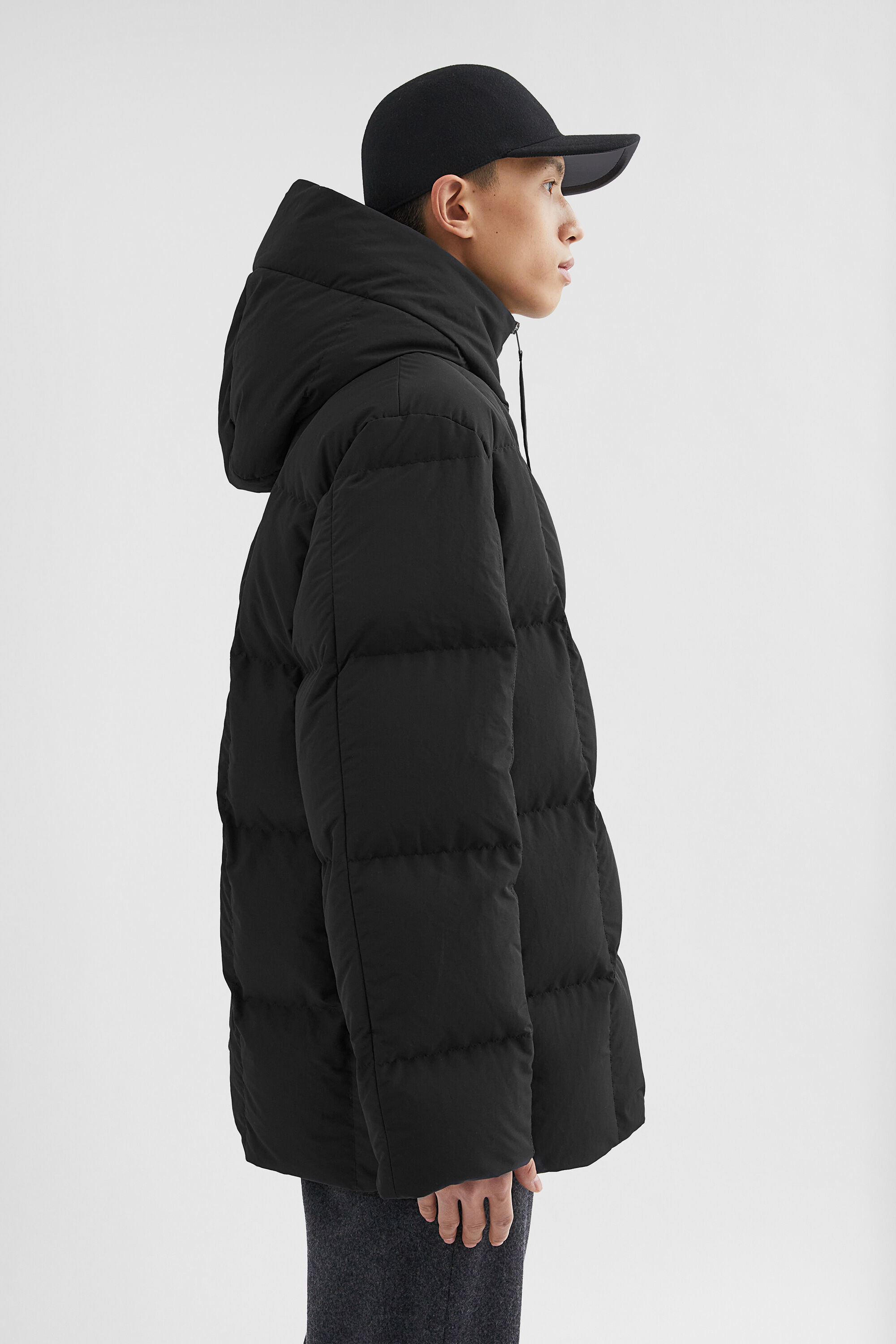 Quilted Down Jacket - 4