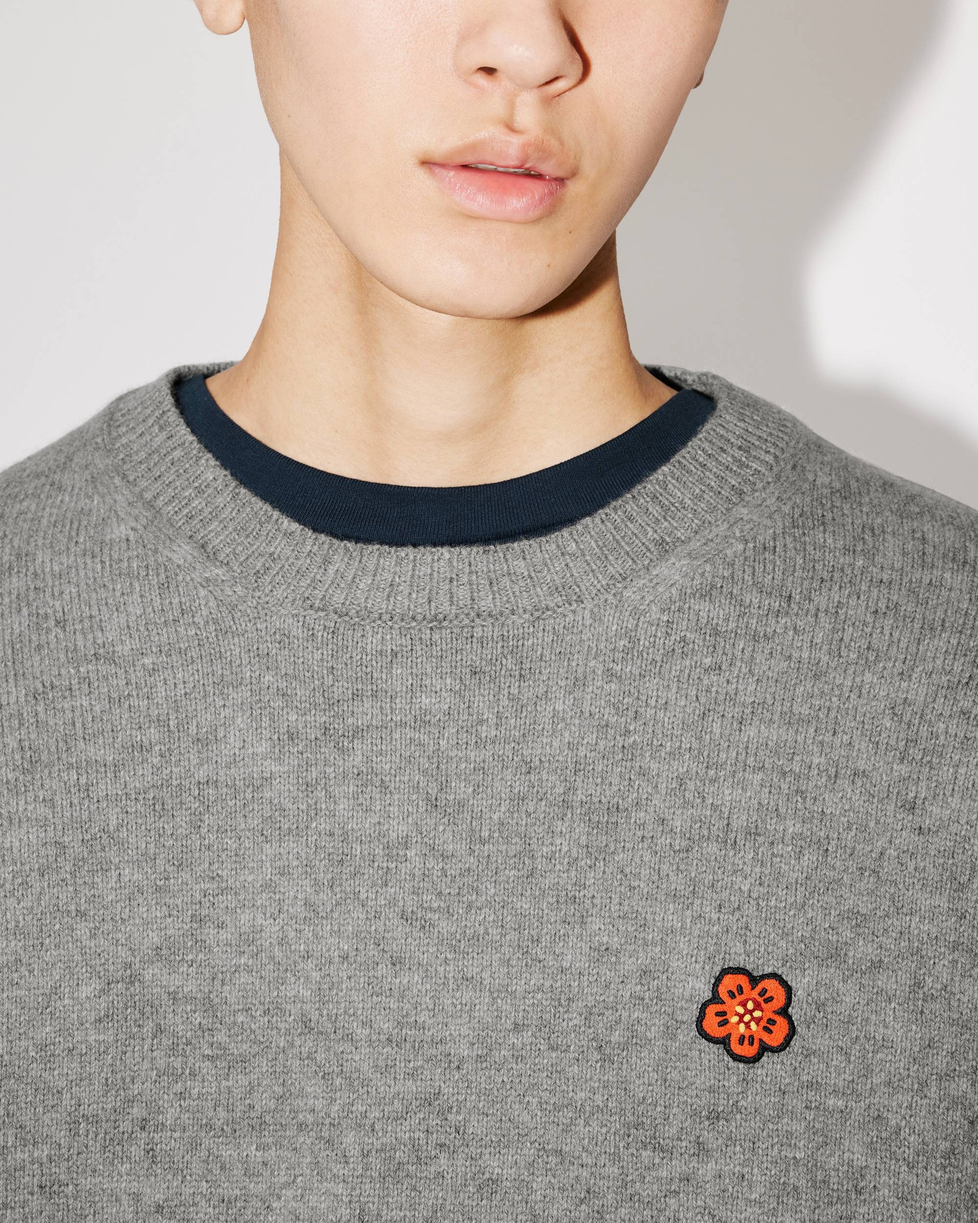 'BOKE FLOWER' Crest wool jumper - 6