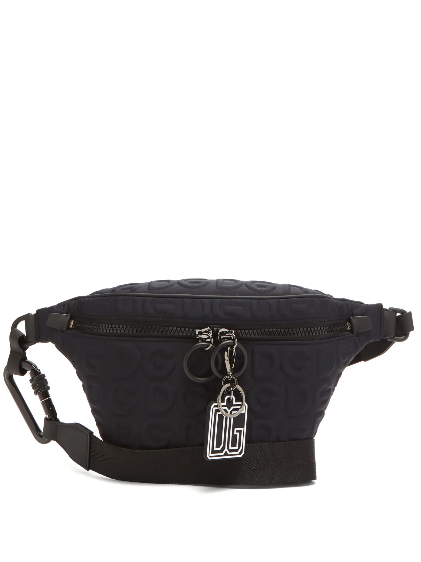 DG-embossed neoprene belt bag - 1