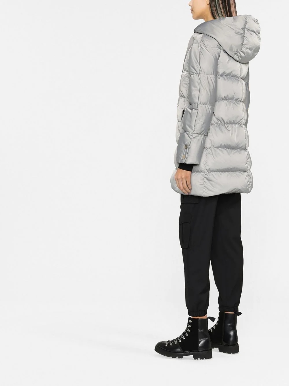 Raso hooded padded coat - 3