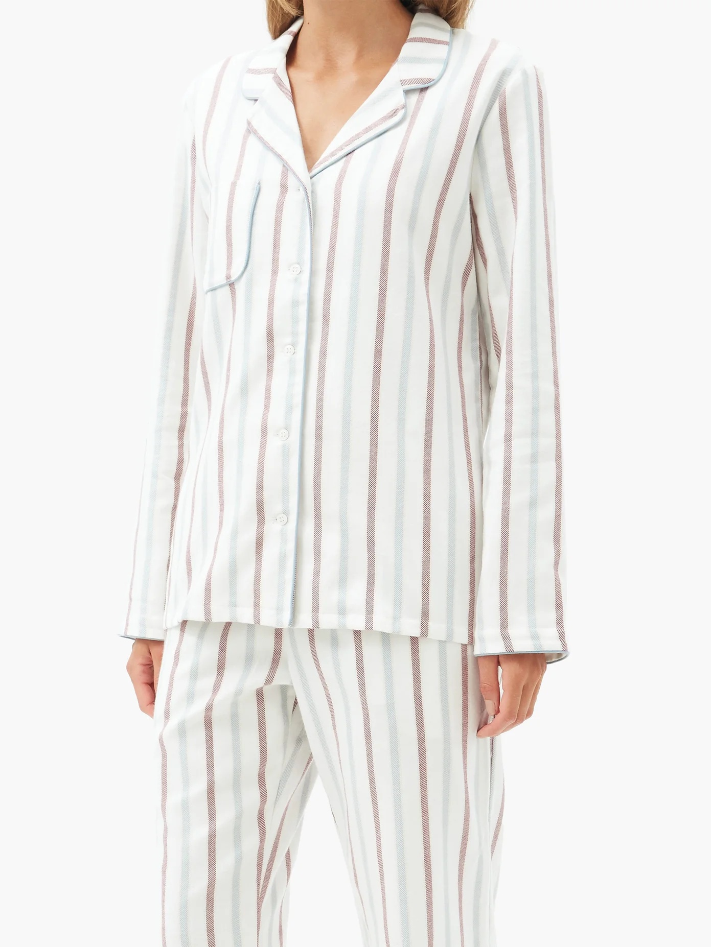 Striped cotton pyjamas - 6