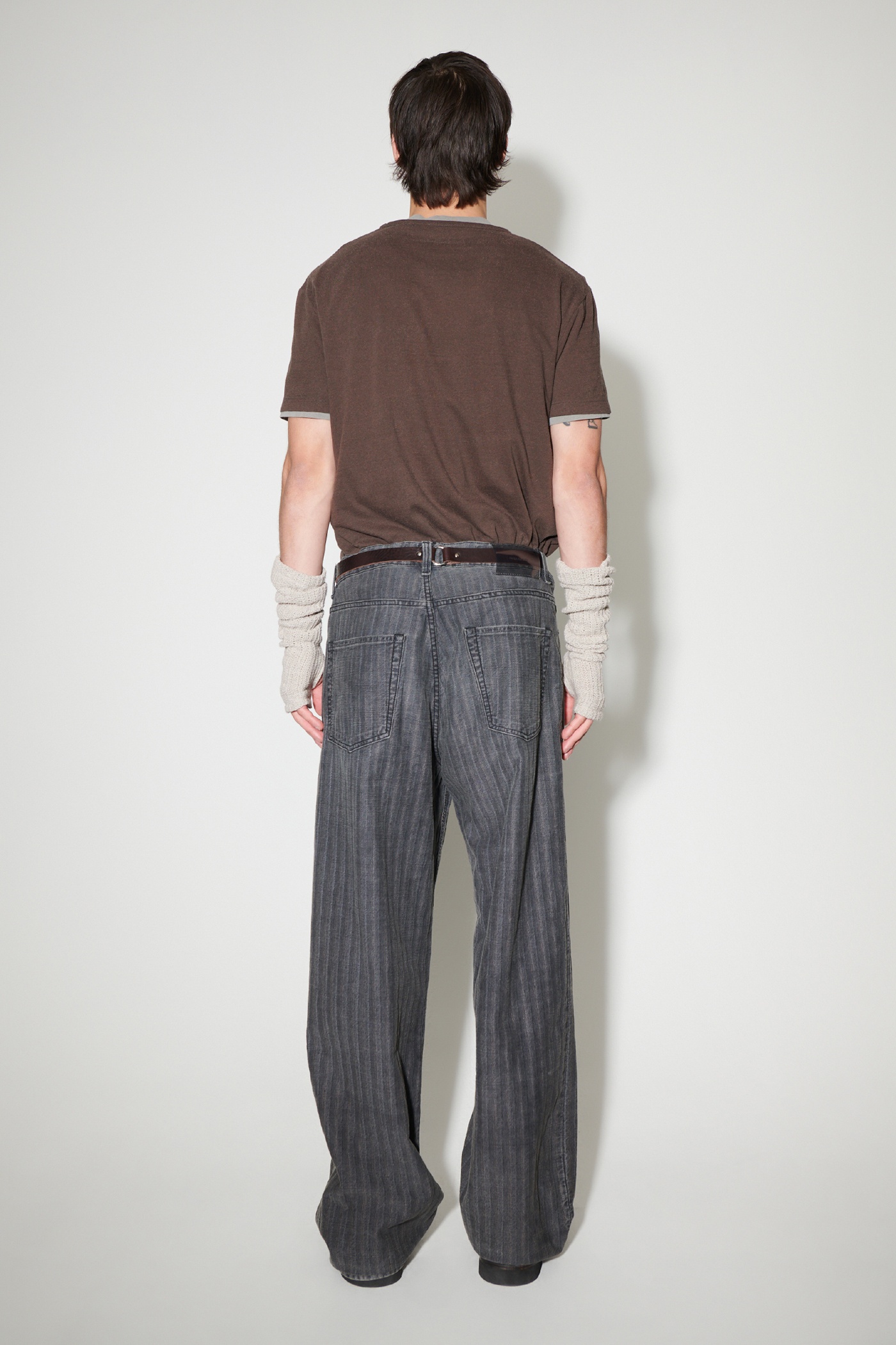 Vast Cut Washed Grey Torino Stripe - 5
