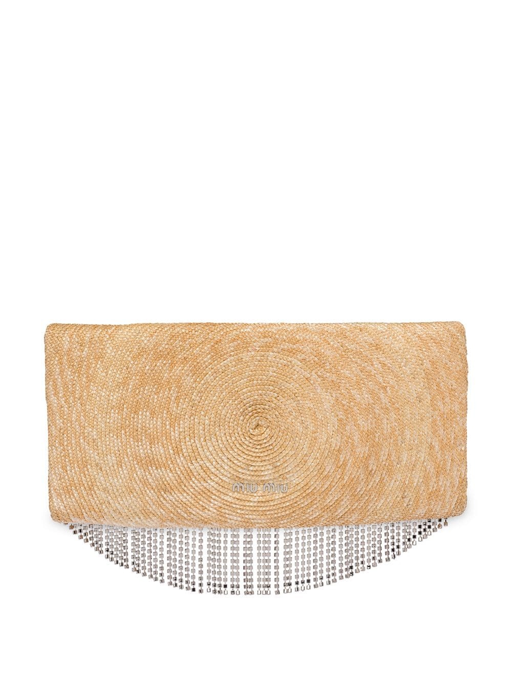 straw clutch with crystals - 3