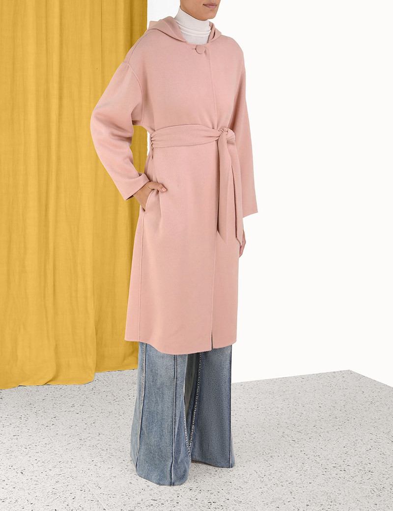 LUMINOSITY FELTED HOODED COAT 3