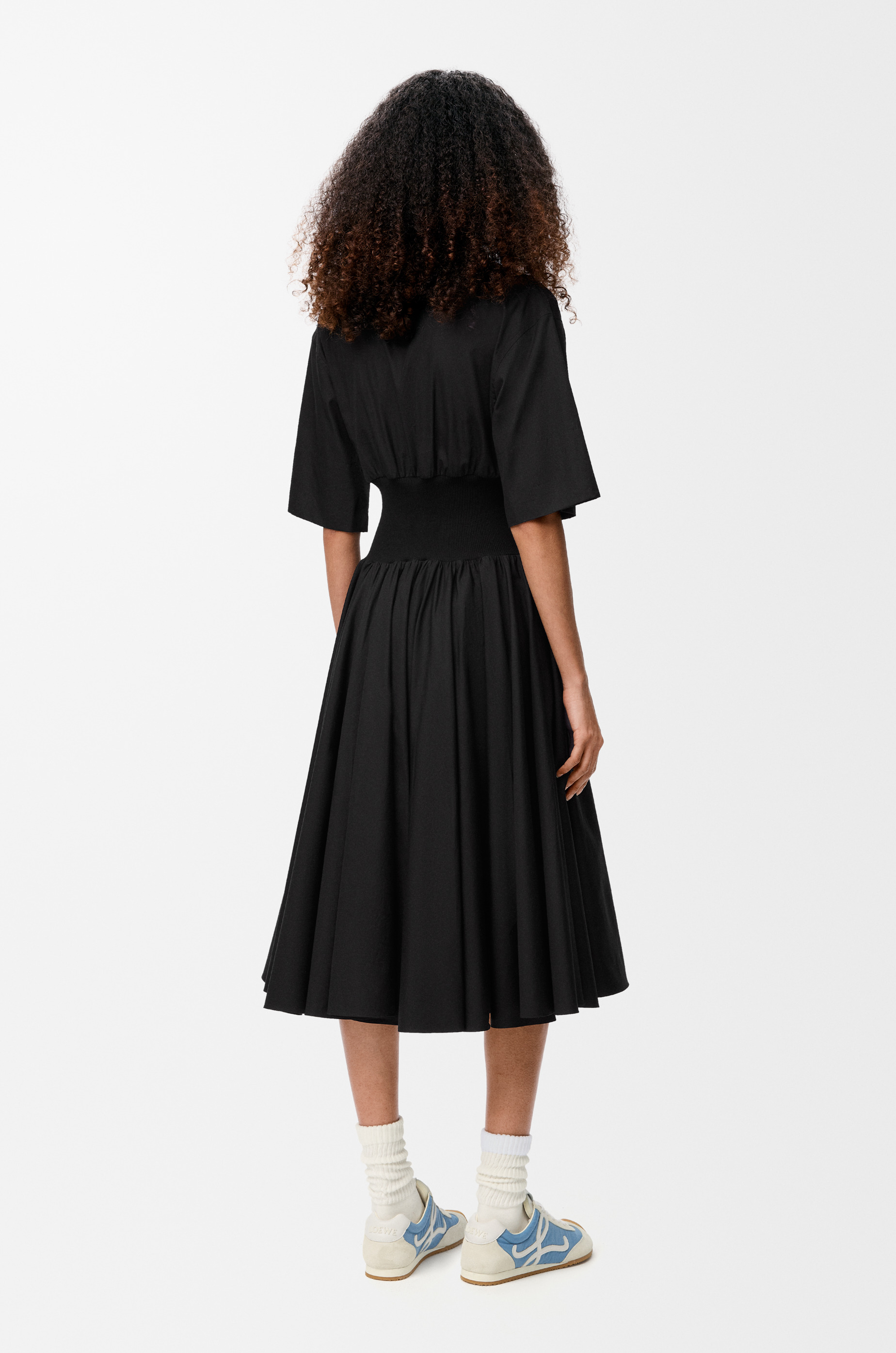 Short sleeve dress in cotton - 4