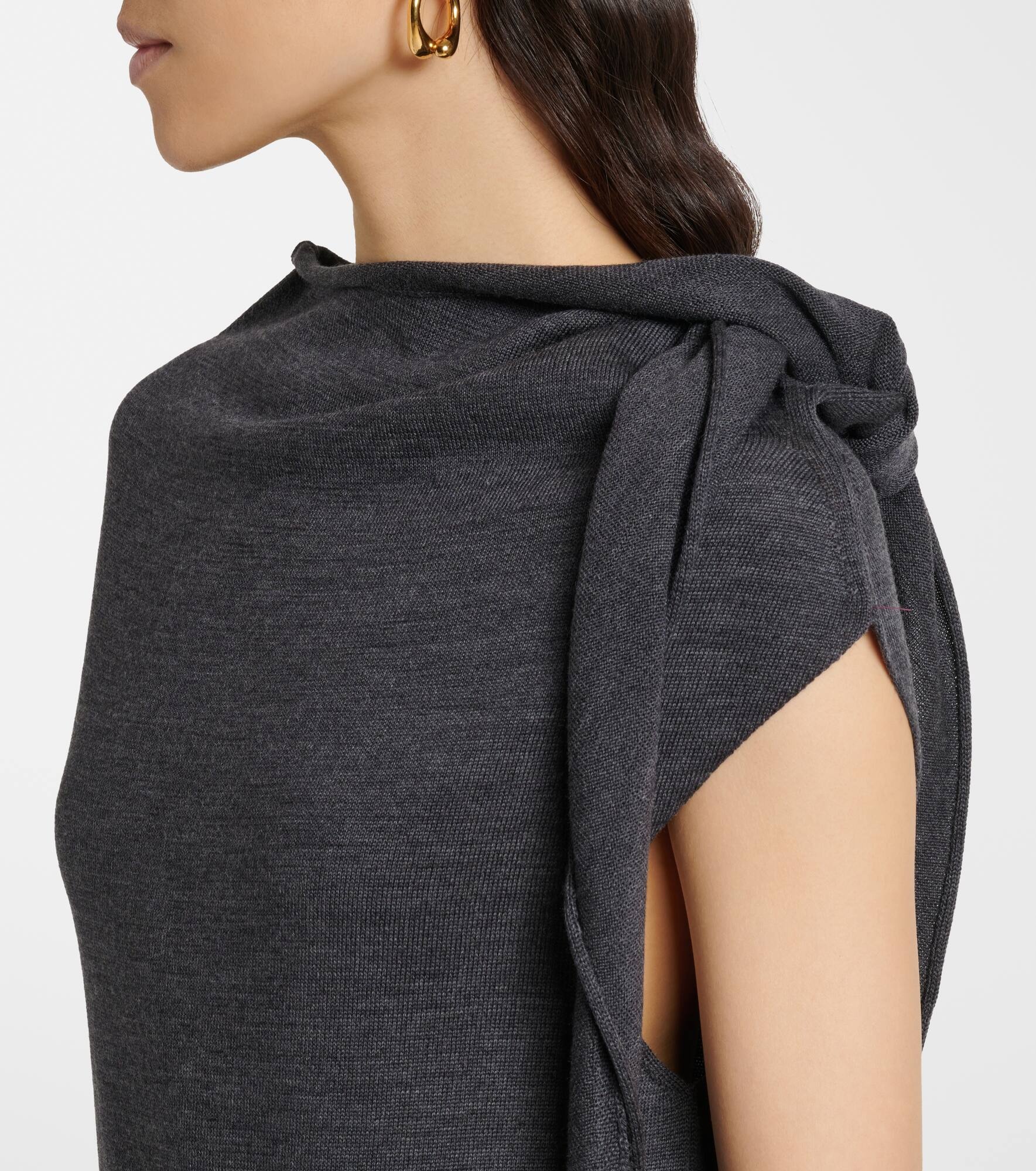 Wool midi dress - 4