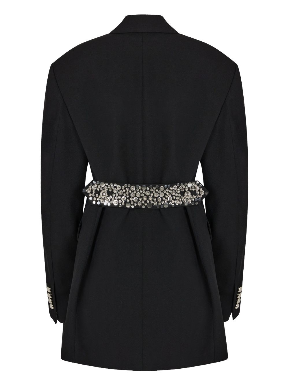 embroidered blazer - 2