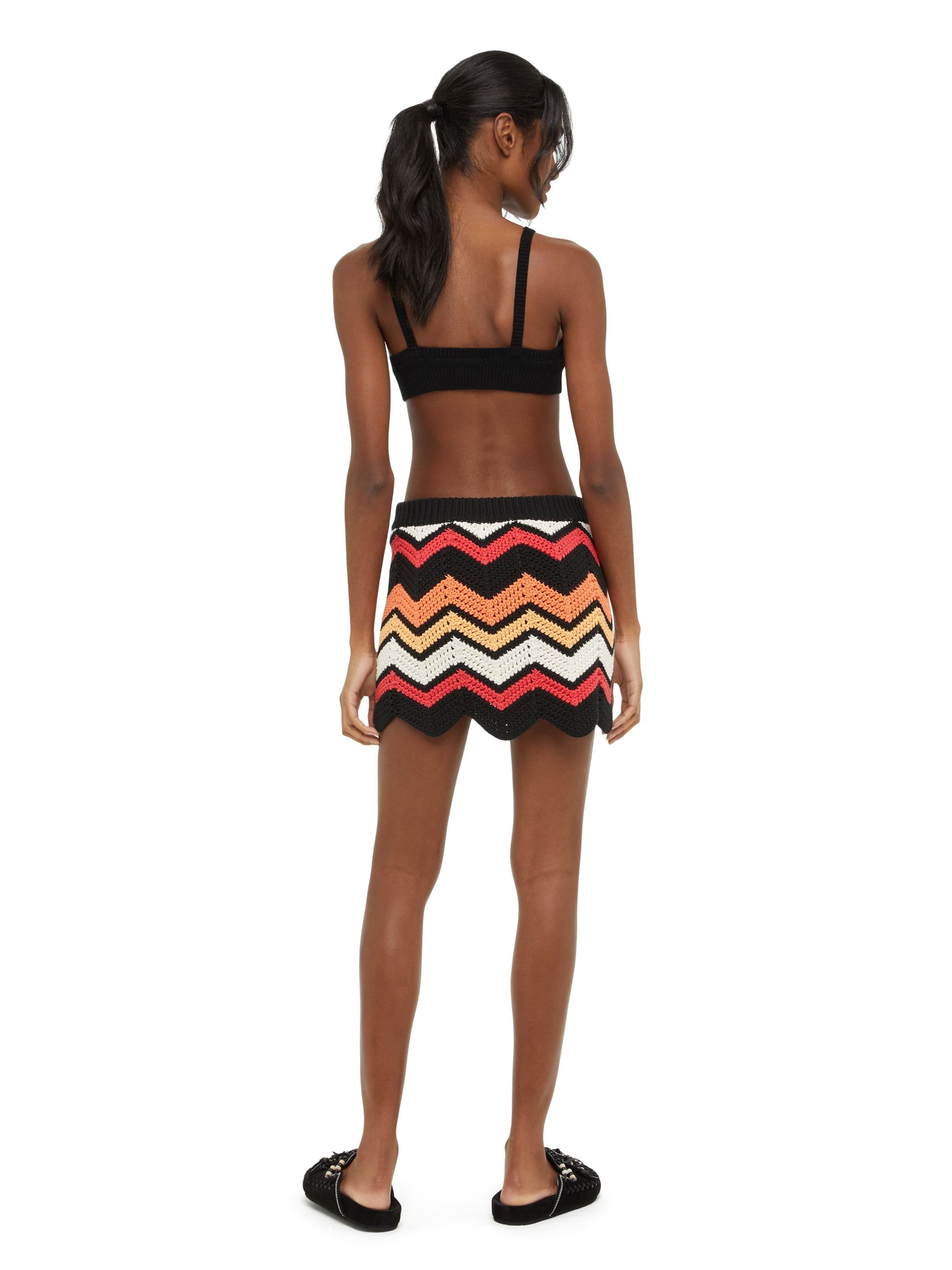 Kaleidoscopic Chevron Skirt - 6