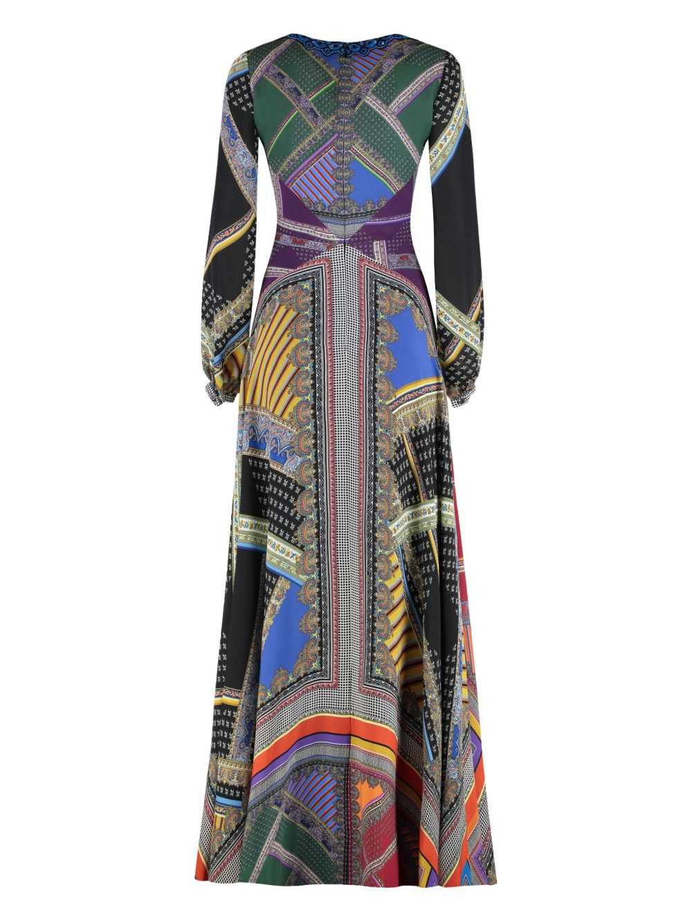 silk maxi dress - 2