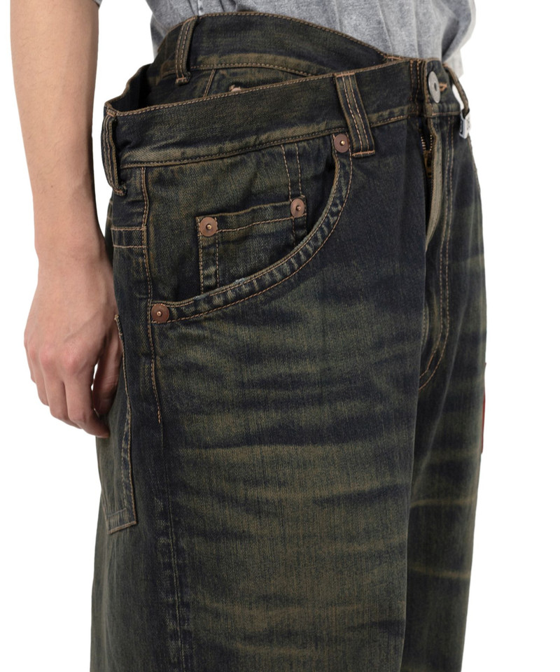 Huge Layered Denim Pants 18