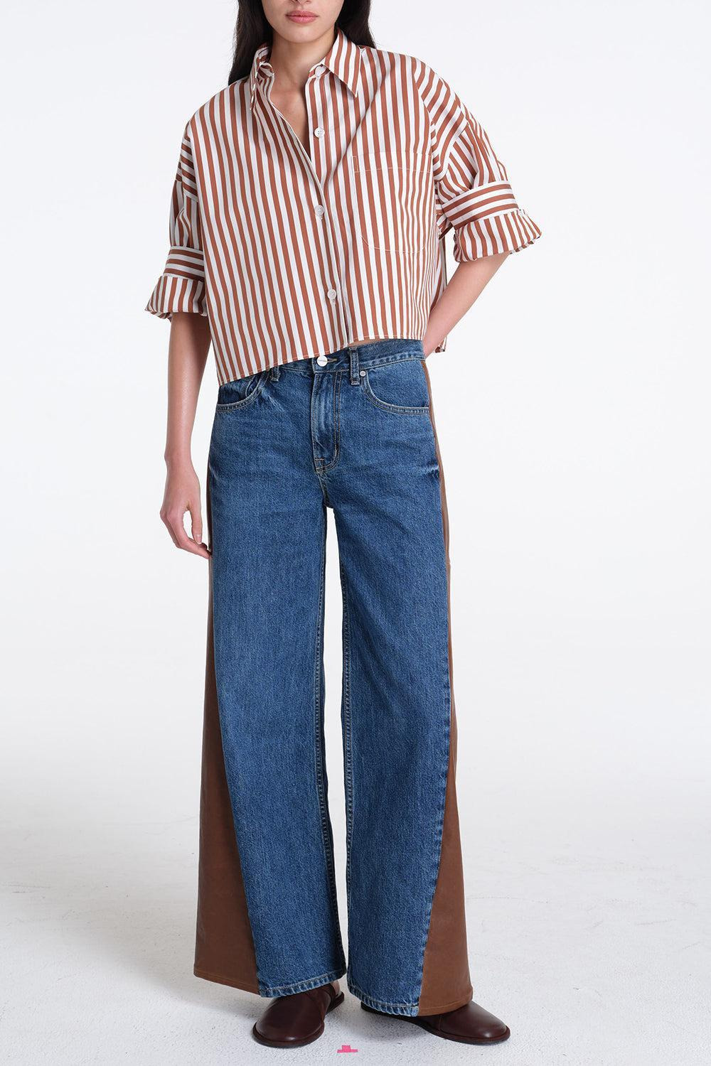 Next Ex Shirt - Ivory Cognac - 2