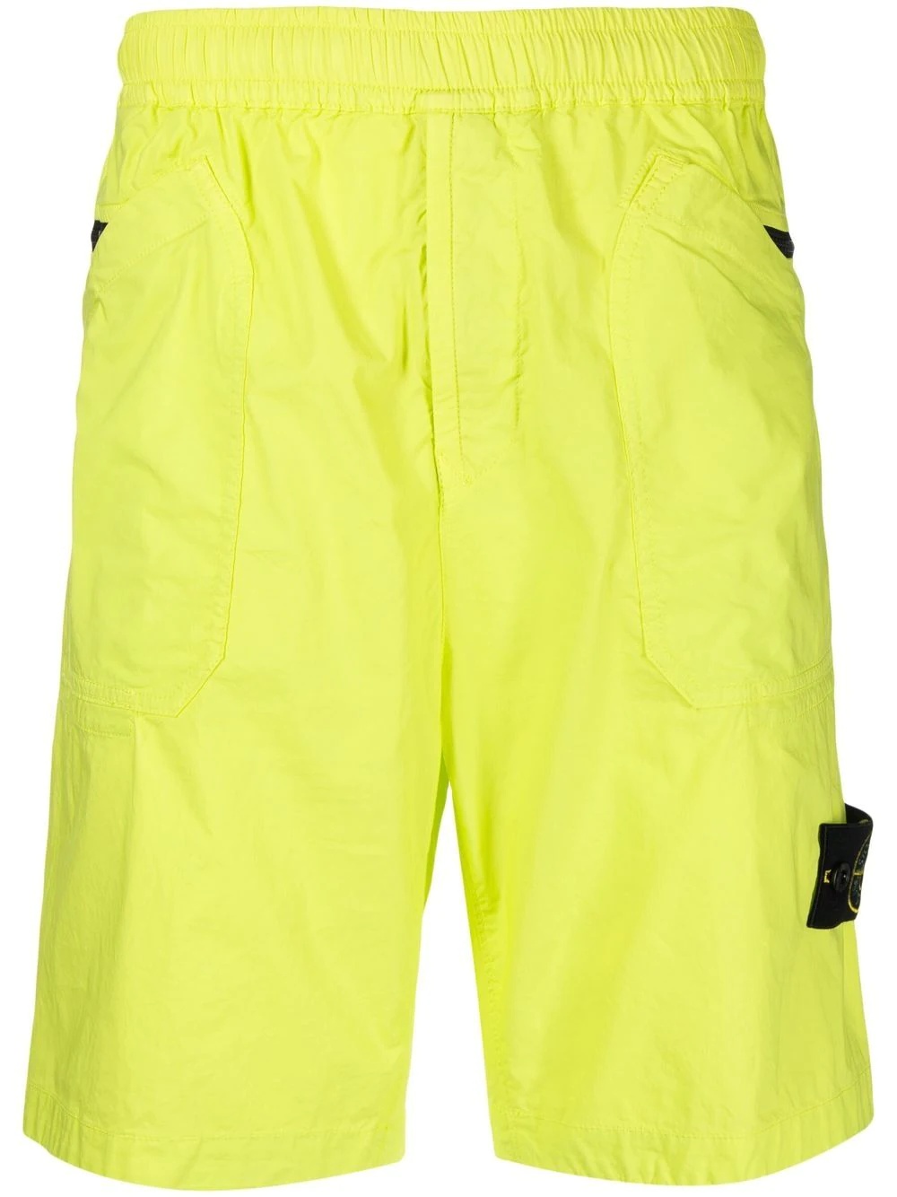 Compass-patch Bermuda shorts - 1