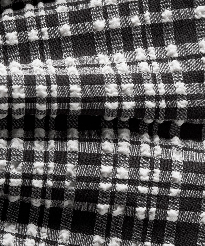 Women's Seersucker Check Gathered Headband 5