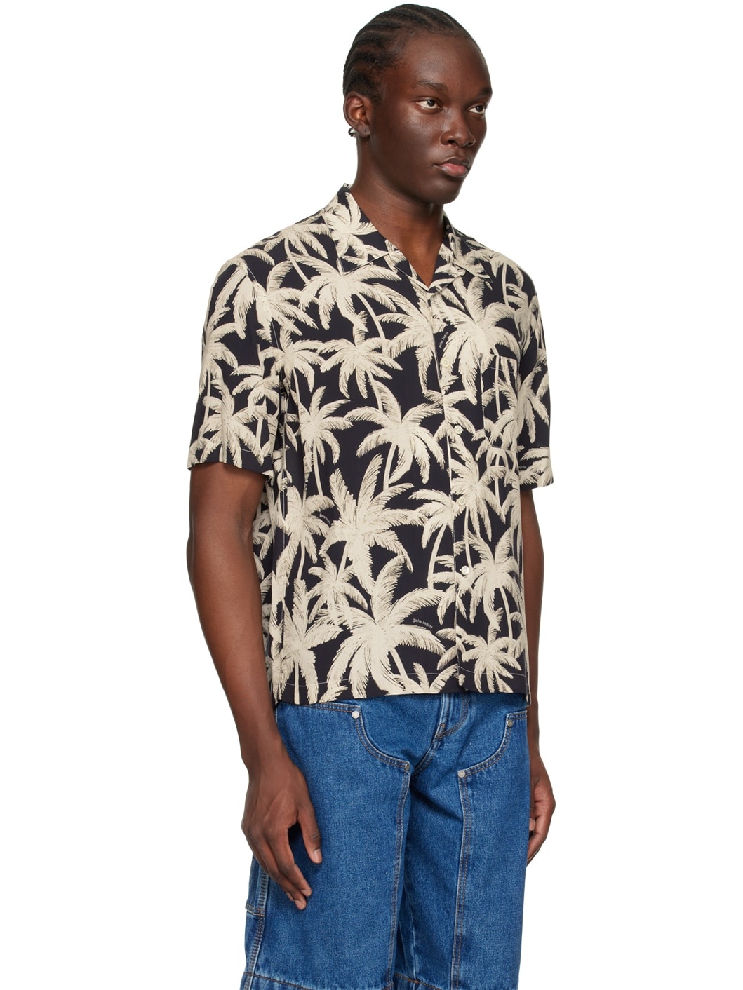 Black Palms Allover Shirt - 2