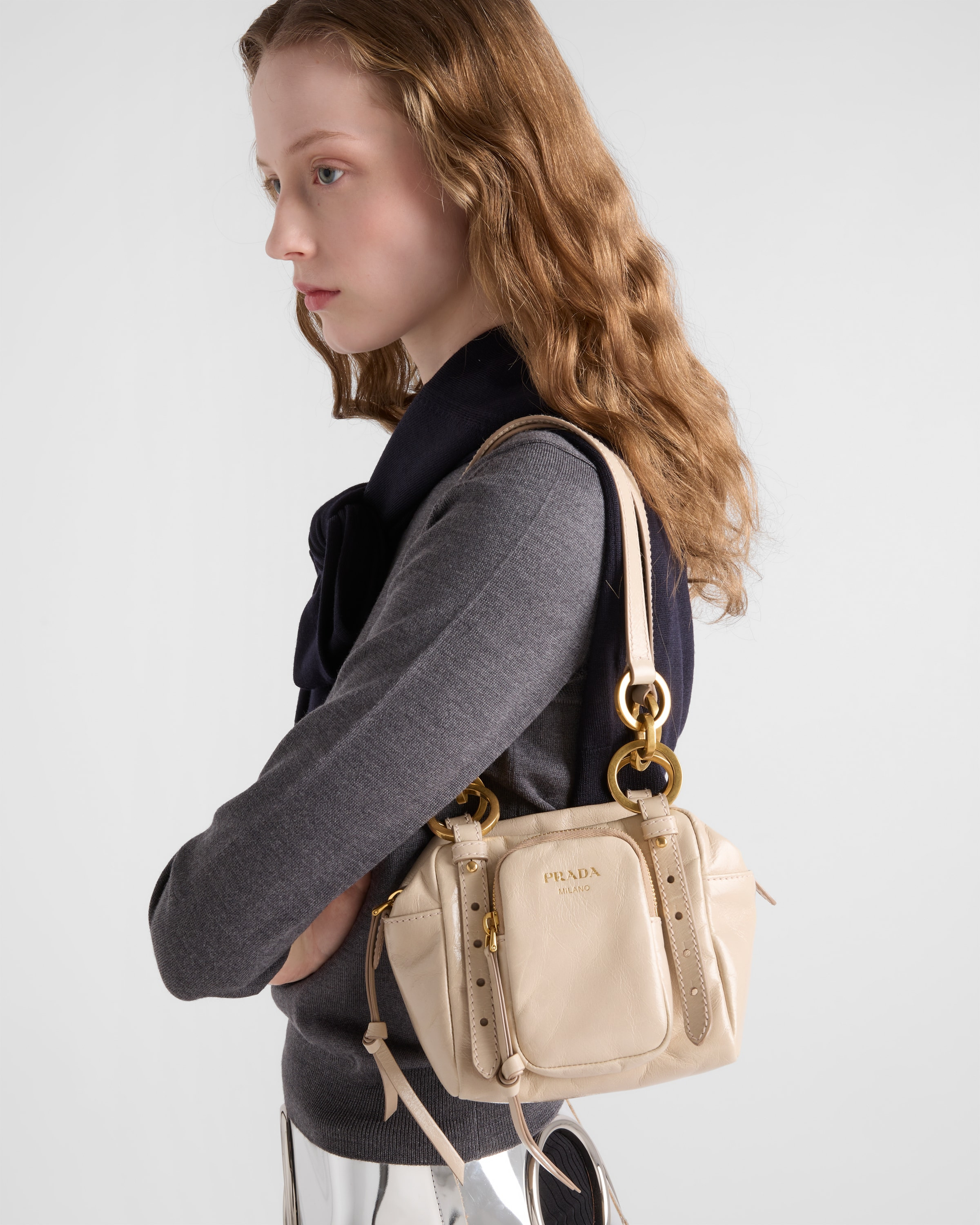 Prada Dangle leather top-handle mini-bag - 7