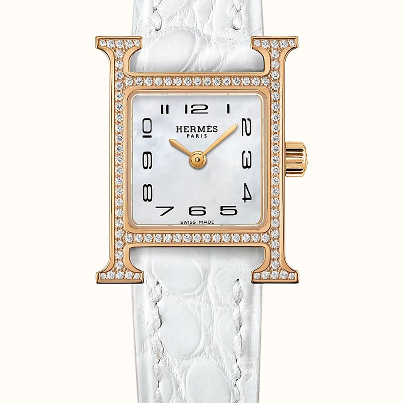 Hermès Heure H watch, 17.2 x 17.2 mm outlook