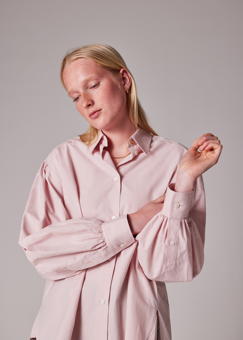 Women's 'Signature Stripe' Trim Shirt 5