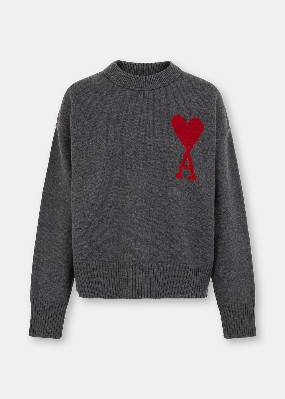 Heather Grey Ami de Coeur Sweater - 1