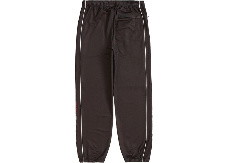 Supreme Supreme World Famous Jacquard Track Pant Black outlook