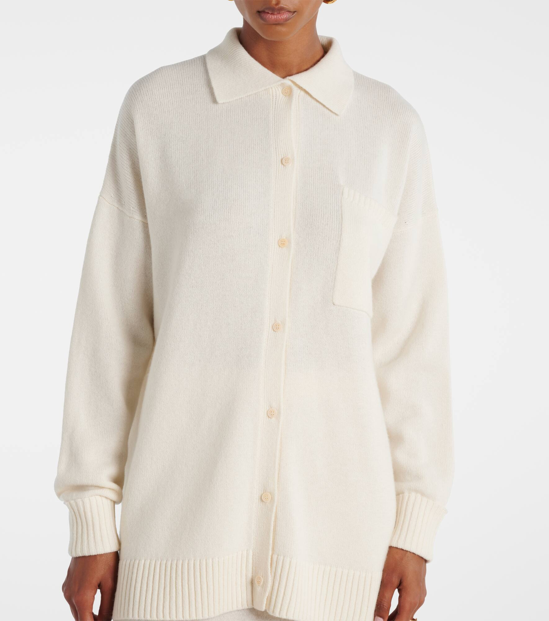 Bull oversized cashmere cardigan - 6