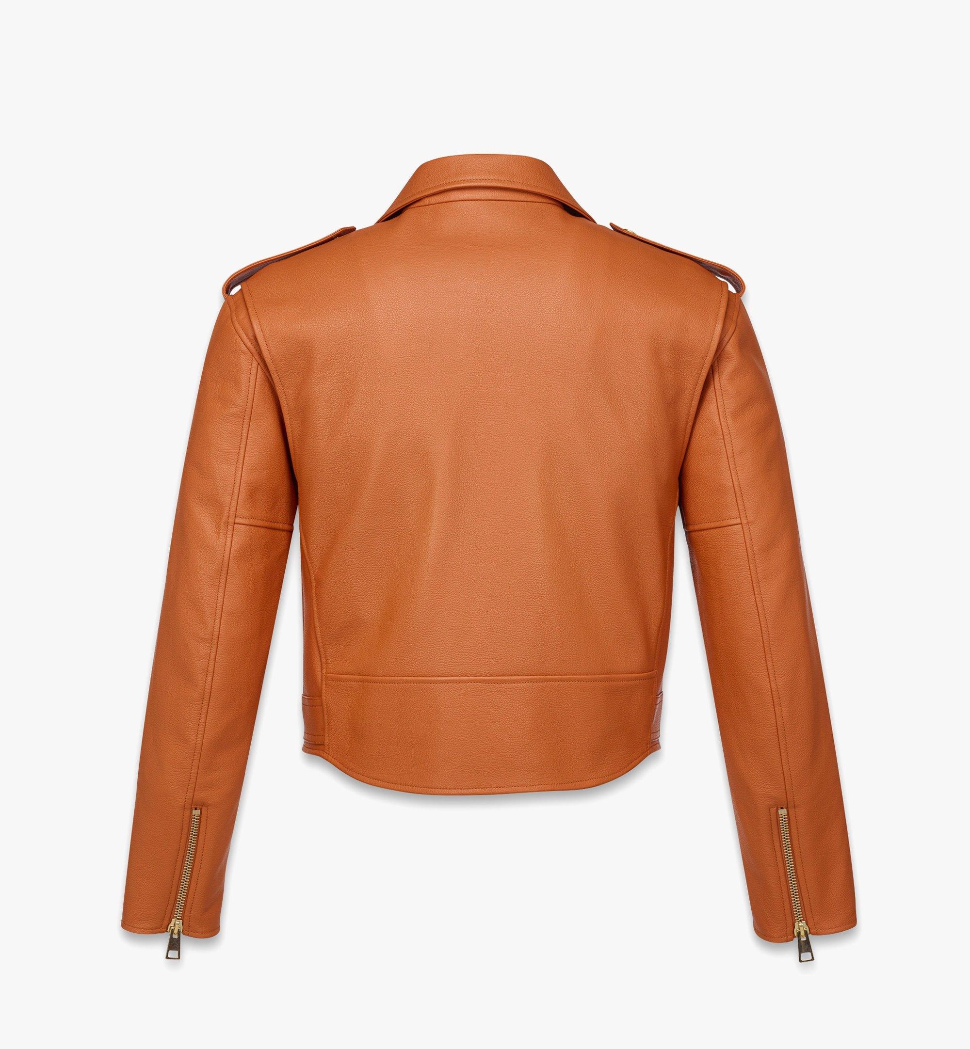 Cropped Rider Jacket in Lamb Leather - 3