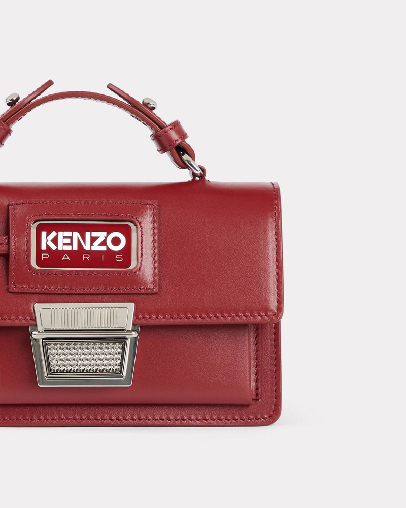 'Rue Vivienne' miniature leather bag with strap 3