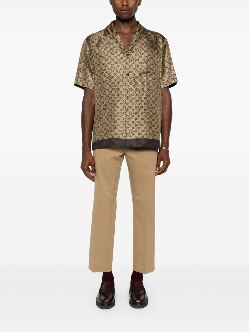 GUCCI GG-Horsebit silk shirt outlook