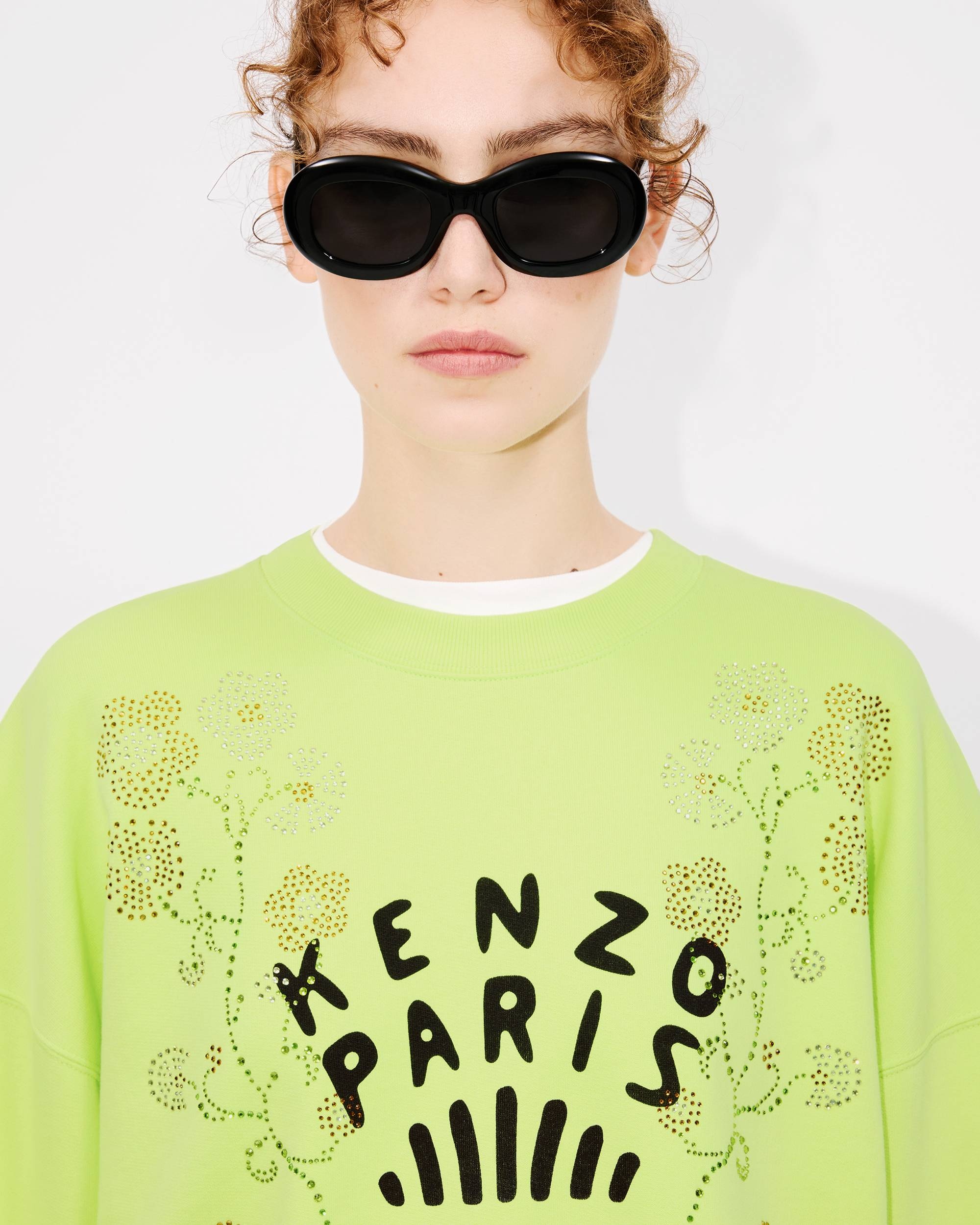 'KENZO Jungle Flower' sweatshirt in cotton - 6