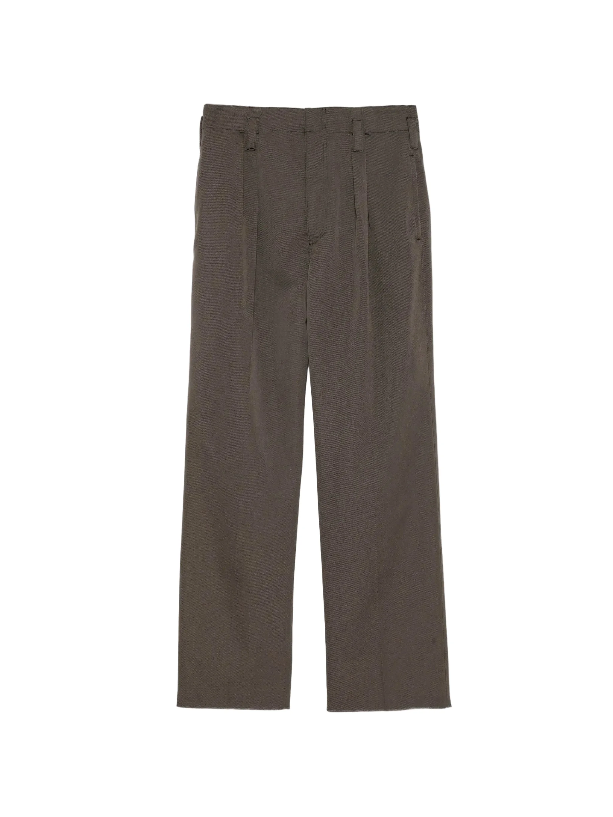 WOOL-TWILL TROUSERS - 1