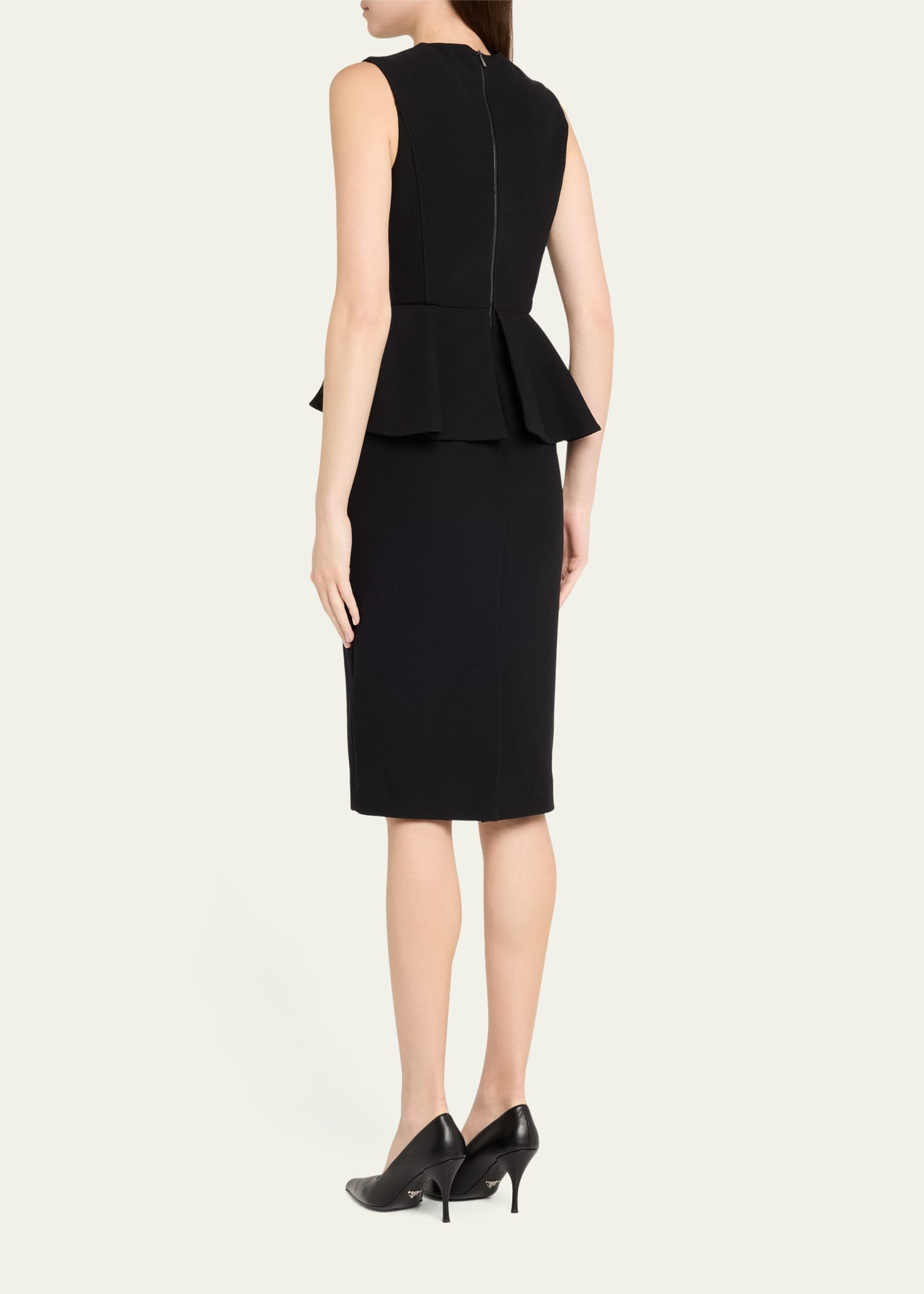 Cosmos Sleeveless Peplum Dress - 2