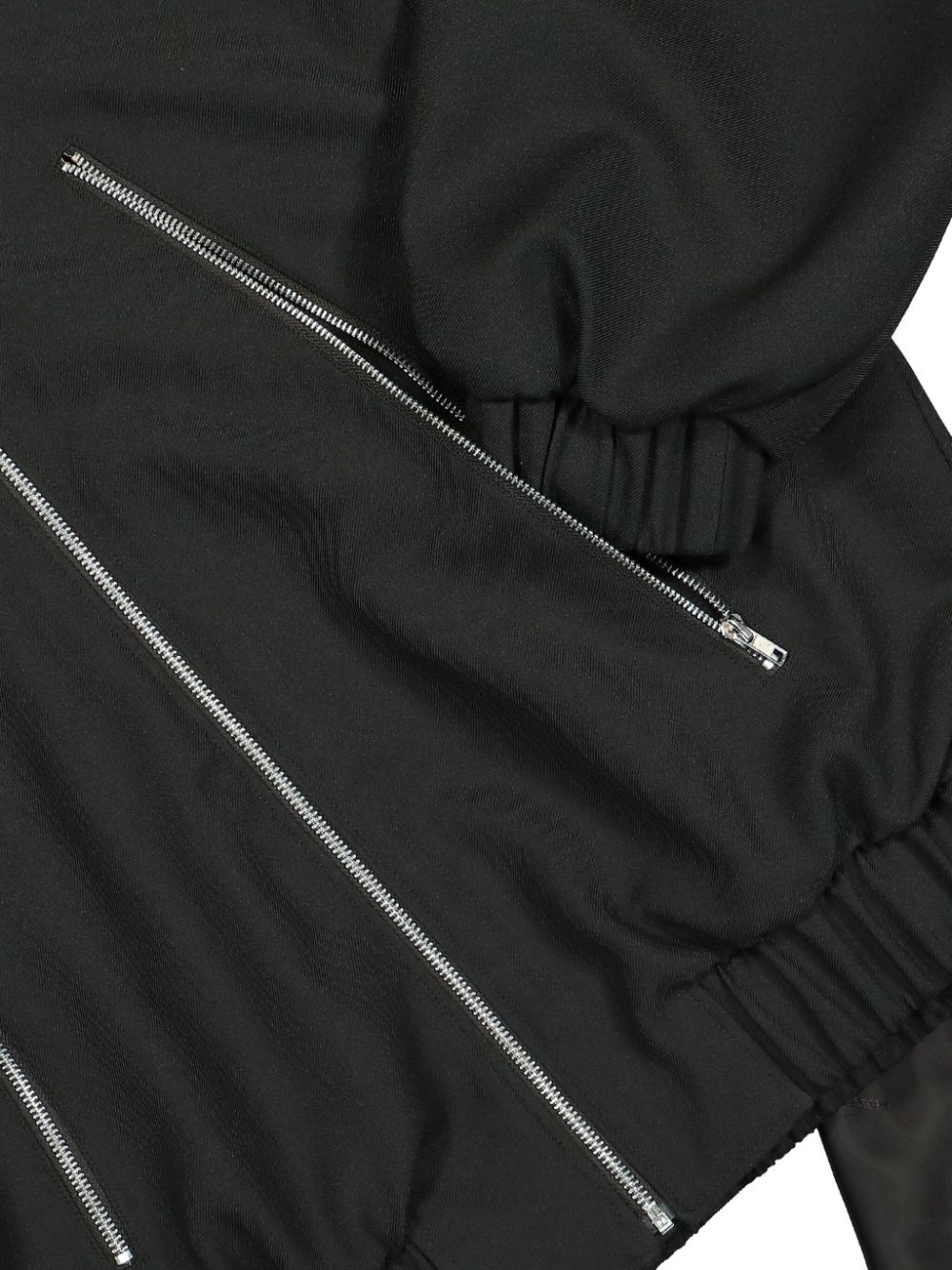 cape-design blouson jacket - 4