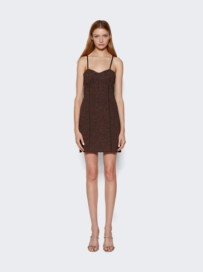 Givenchy Corset 4G Jacquard Mini Dress Bronze outlook