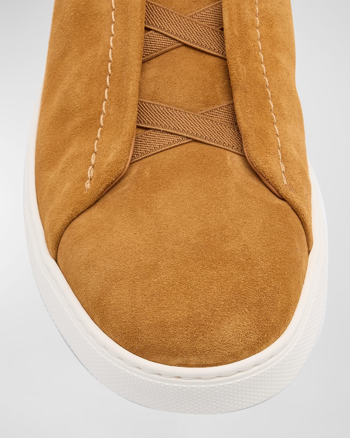 Men's Triple Stitch Suede Sneakers - 5