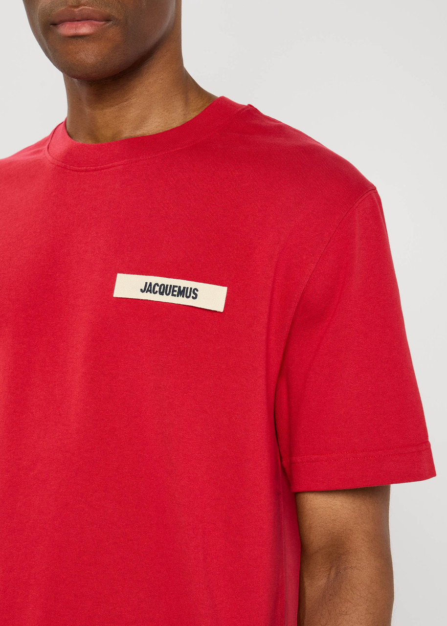 Jacquemus Le T-shirt Gros Grain Cotton T-shirt - 5