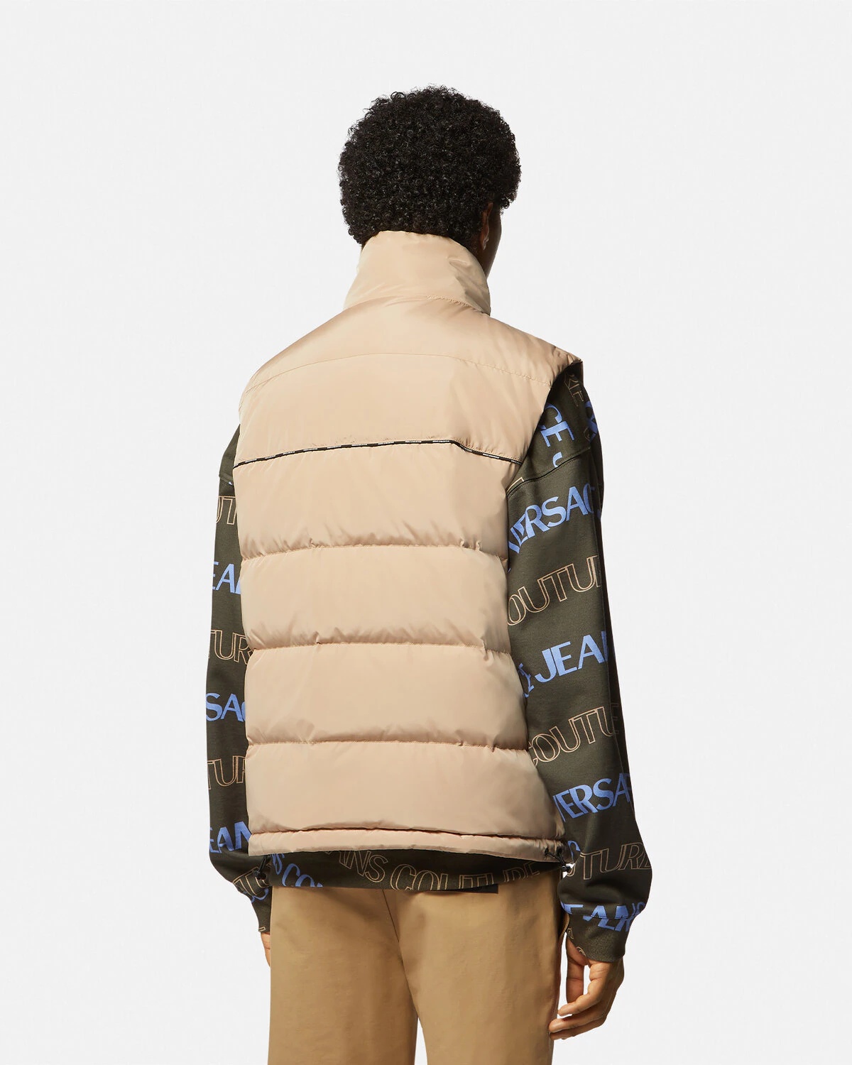Logowave Reversible Puffer Vest - 4