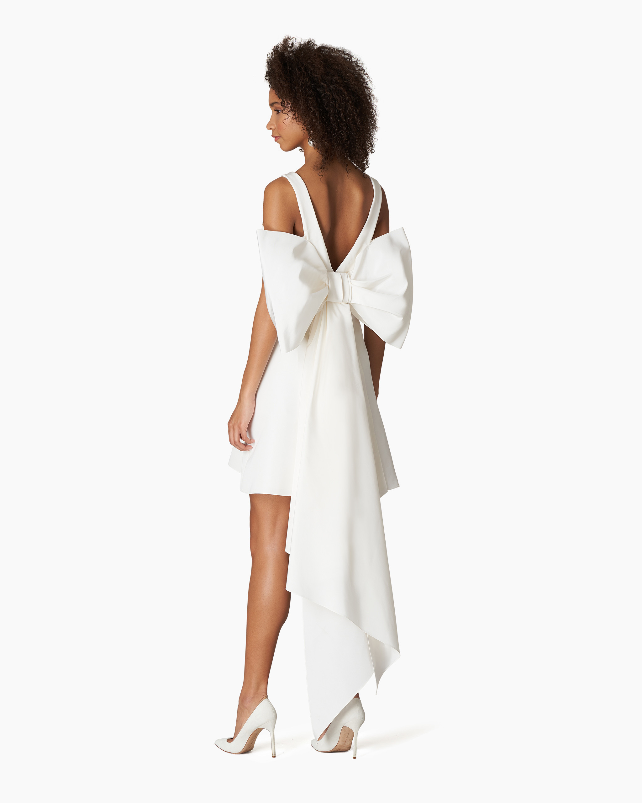 Mini Dress with Back Bow - 3