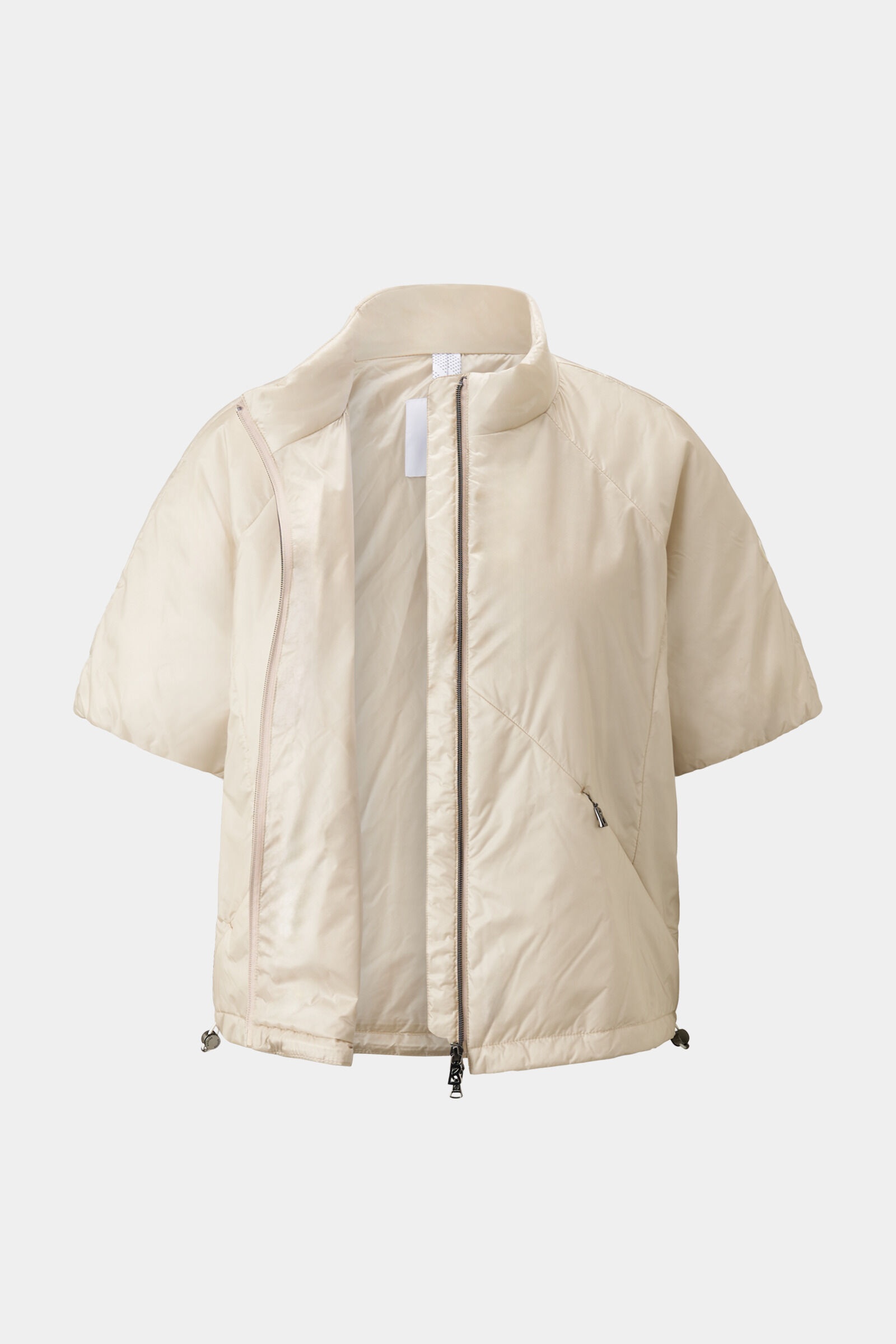 Britany lightweight quilted vest in Sand - 7