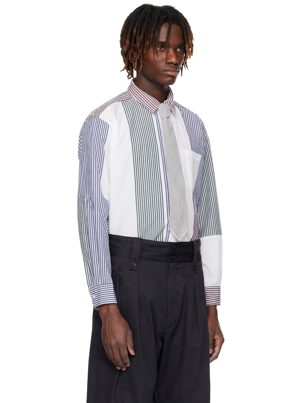Multicolor Short Collar Shirt - 2
