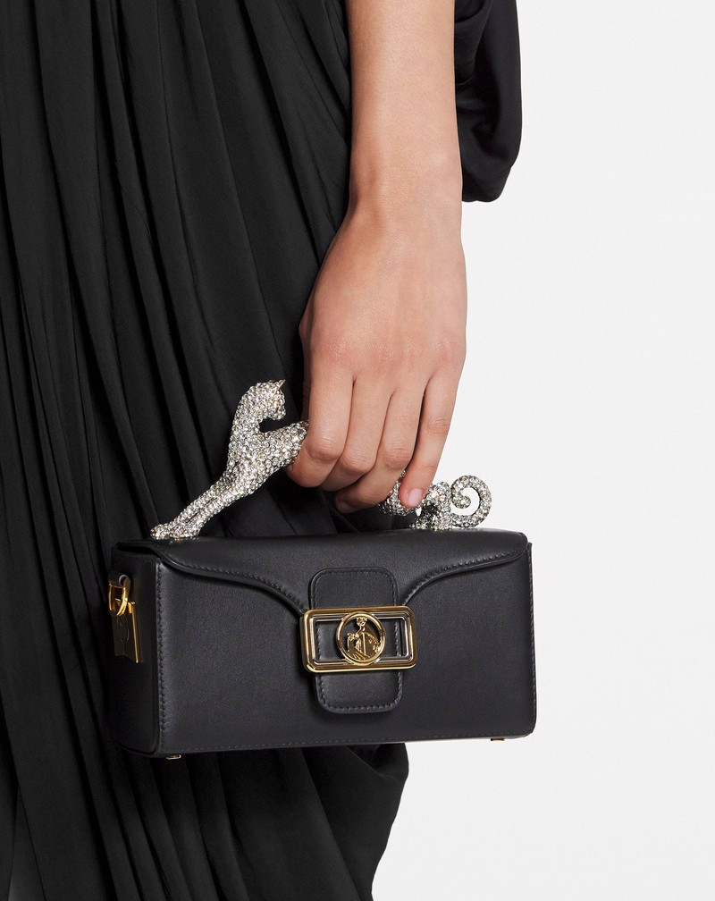 Lanvin LEATHER AND RHINESTONE NANO PENCIL CAT BAG outlook