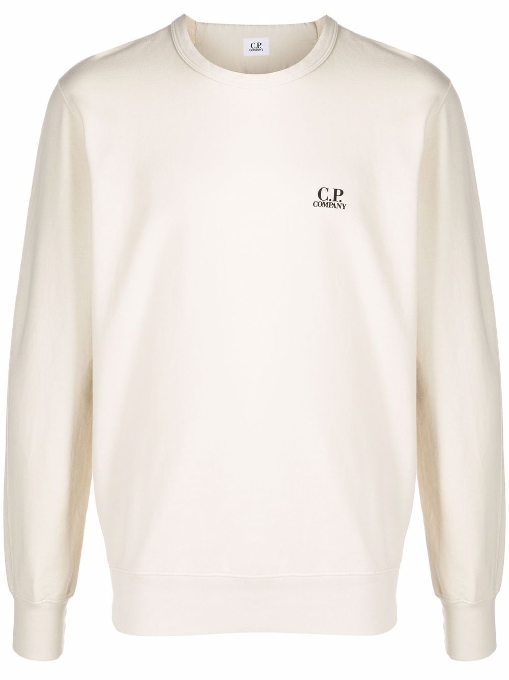 logo-print cotton sweatshirt - 1