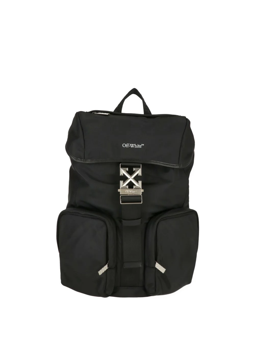 logo buckle backpack - 1